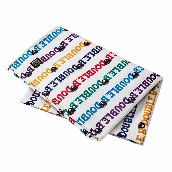 ● 取り寄せ商品●  ミキハウス ダブルビー mikihouse コミックベア 総柄ロゴ マルチケット ベビー 赤ちゃん ギフト 日本製 | wb | 01