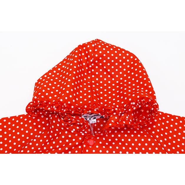 ●均一セール●ラスト1点●オレンジボンボン　orabge bon bon　ドット・レインコート（110cm）幼稚園 保育園 通園 レインコート カッパ アウトレット |  | 03