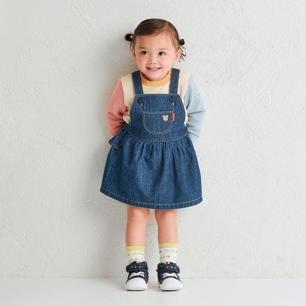 MIKI HOUSE（ミキハウス） ホットビスケッツ デニム フリル ジャンパー