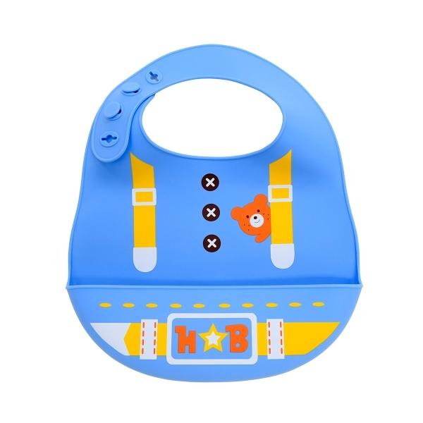 ●30％OFFセール●ミキハウス　ホットビスケッツ　立体ポケット付きランチスタイ（ビブ）/クリアケース付　シリコン素材 | MIKI HOUSE | 03