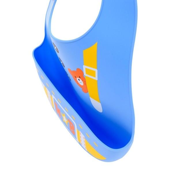 ●30％OFFセール●ミキハウス　ホットビスケッツ　立体ポケット付きランチスタイ（ビブ）/クリアケース付　シリコン素材 | MIKI HOUSE | 08