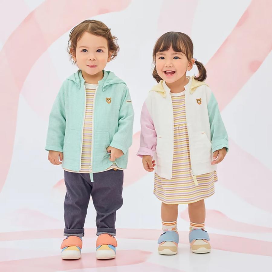 ● 取り寄せ商品●ミキハウス ホットビスケッツ mikihouse UVカットパーカー ( 80 90 100 110 120 ) 子ども服 ベビー キッズ 男の子 | MIKI HOUSE | 13