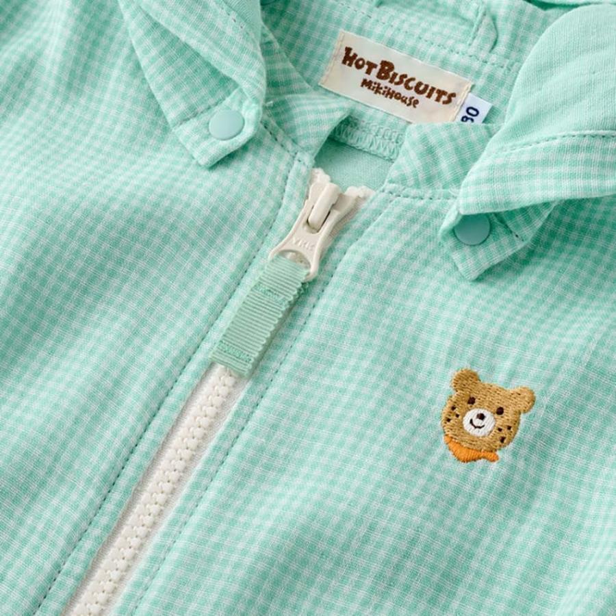 ● 取り寄せ商品●ミキハウス ホットビスケッツ mikihouse UVカットパーカー ( 80 90 100 110 120 ) 子ども服 ベビー キッズ 男の子 | MIKI HOUSE | 03