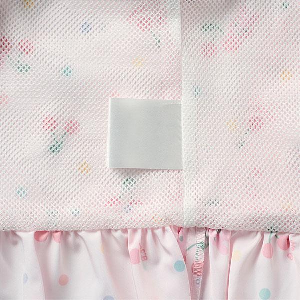 ミキハウス ホットビスケッツ mikihouse さくらんぼ柄 裾フリル ウインドブレーカー ( 90 100 110 120 )の画像