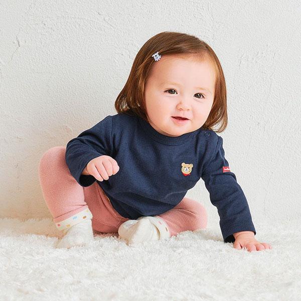 ●取り寄せ商品●ミキハウス　ホットビスケッツ　mikihouse　おしり　フリル　９分丈　ベビースパッツ(S・M・L）ベビー　かわいい | MIKI HOUSE | 10