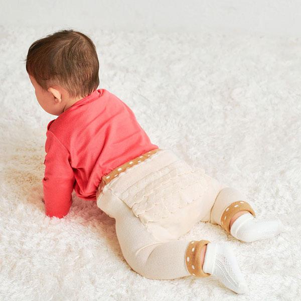 ●取り寄せ商品●ミキハウス　ホットビスケッツ　mikihouse　おしり　フリル　９分丈　ベビースパッツ(S・M・L）ベビー　かわいい | MIKI HOUSE | 11