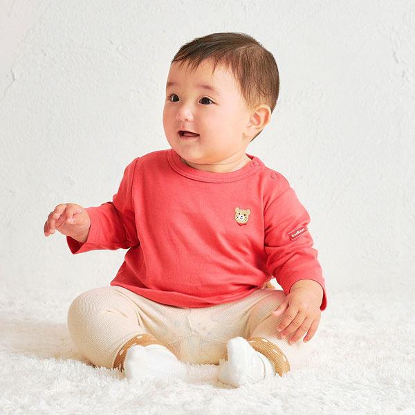 ●取り寄せ商品●ミキハウス　ホットビスケッツ　mikihouse　おしり　フリル　９分丈　ベビースパッツ(S・M・L）ベビー　かわいい | MIKI HOUSE | 12