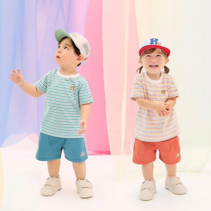 ● 取り寄せ商品●ミキハウス ホットビスケッツ mikihouse ワンポイント５分丈パンツ ( 80 90 100 110 120 ) 子ども服 ベビー キッズ | MIKI HOUSE | 08