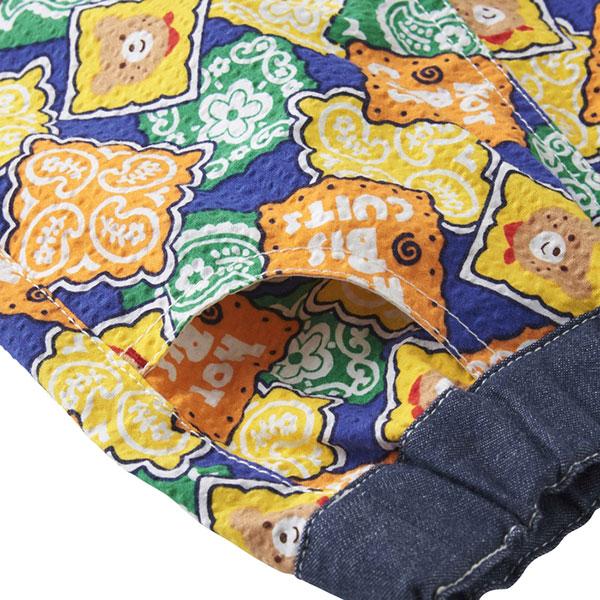 ●30％OFFセール●ミキハウス　ホットビスケッツ　mikihouse　プッチー　総柄　６分丈パンツ　半ズボン（80cm・90cm・100cm・110cm・120cm）アウトレット | MIKI HOUSE | 04