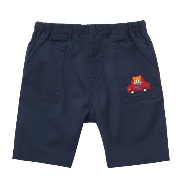 ミキハウス正規販売店/ミキハウス　ホットビスケッツ　mikihouse　ドライブ　ビーンズくん　6分丈　ハーフパンツ(80cm・90cm・100cm・110cm・120cm） | MIKI HOUSE | 01