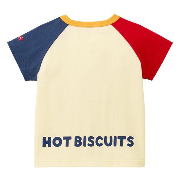 ●30％OFFセール●ミキハウス　ホットビスケッツmikihouse　お顔のラグラン半袖Ｔシャツ(70・80・90・100・110）子ども服　ベビー　赤ちゃん　幼児 | MIKI HOUSE | 02