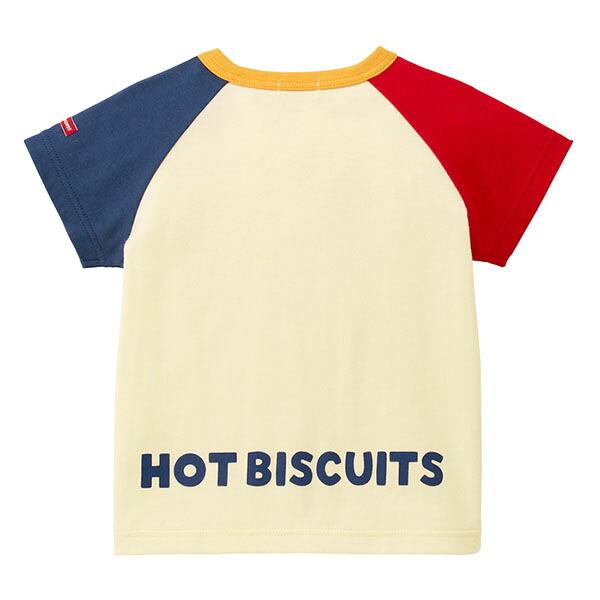 ●30％OFFセール●ミキハウス　ホットビスケッツmikihouse　お顔のラグラン半袖Ｔシャツ(70・80・90・100・110）子ども服　ベビー　赤ちゃん　幼児 | MIKI HOUSE | 02
