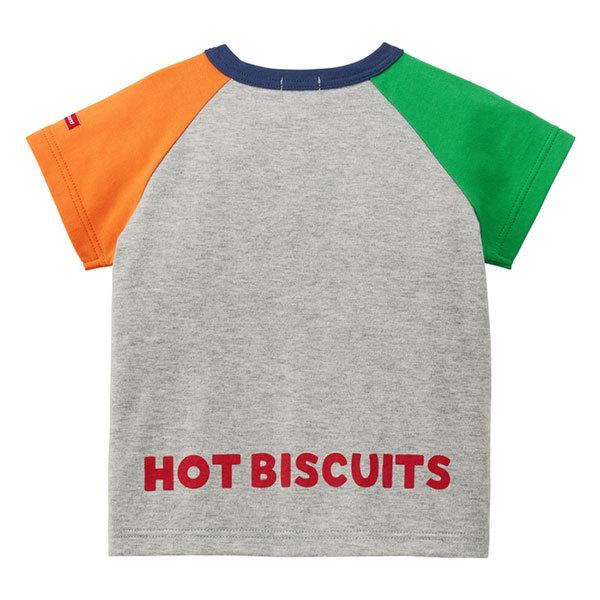 ●30％OFFセール●ミキハウス　ホットビスケッツmikihouse　お顔のラグラン半袖Ｔシャツ(70・80・90・100・110）子ども服　ベビー　赤ちゃん　幼児 | MIKI HOUSE | 05