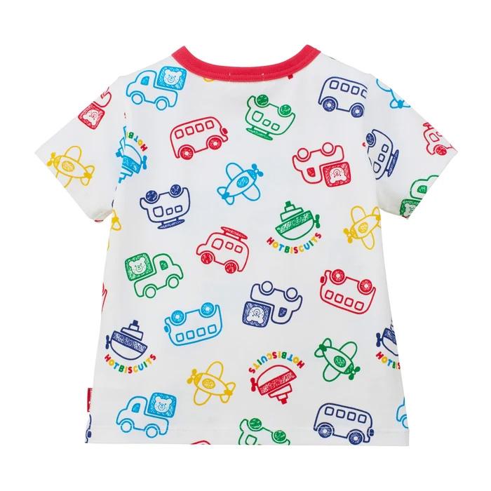 ● 取り寄せ商品●ミキハウス ホットビスケッツ mikihouse 総柄半袖Tシャツ ( 80 90 100 110 120 ) 子ども服 ベビー キッズ 半袖 | MIKI HOUSE | 02