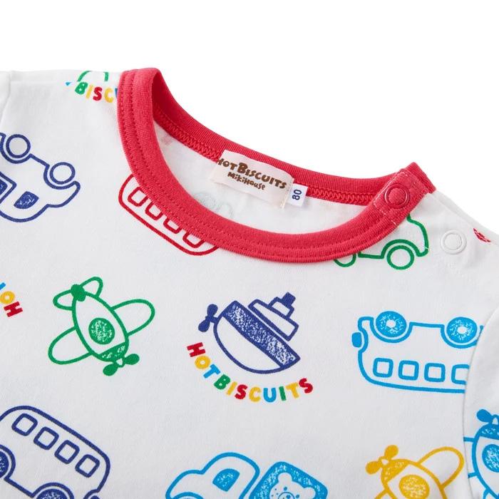 ● 取り寄せ商品●ミキハウス ホットビスケッツ mikihouse 総柄半袖Tシャツ ( 80 90 100 110 120 ) 子ども服 ベビー キッズ 半袖 | MIKI HOUSE | 03