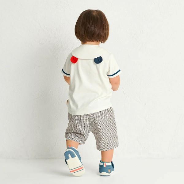 MIKI HOUSE（ミキハウス） ホットビスケッツ セーラーカラー 半袖 T