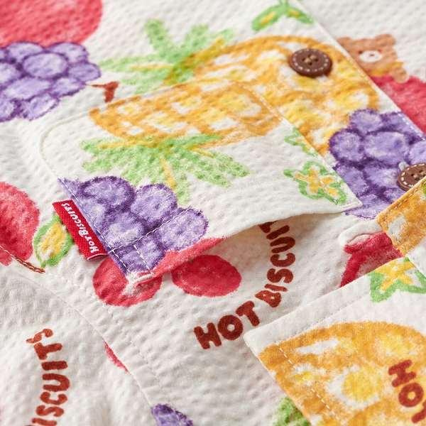 ●取り寄せ商品●ミキハウス　ホットビスケッツ　mikihouse　オリジナル フルーツ柄 半袖シャツ(80・90・100・110・120) ベビー 男の子 女の子 春 夏 トップス | MIKI HOUSE | 04