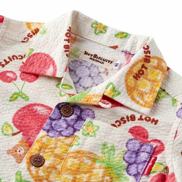 ●取り寄せ商品●ミキハウス　ホットビスケッツ　mikihouse　オリジナル フルーツ柄 半袖シャツ(80・90・100・110・120) ベビー 男の子 女の子 春 夏 トップス | MIKI HOUSE | 05