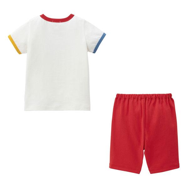 ●30％OFFセール●ミキハウス　ホットビスケッツ　mikihouse　ビーンズくん　半袖　ルームウエア　パジャマ（80cm・90cm・100cm・110cm・120cm） | MIKI HOUSE | 02