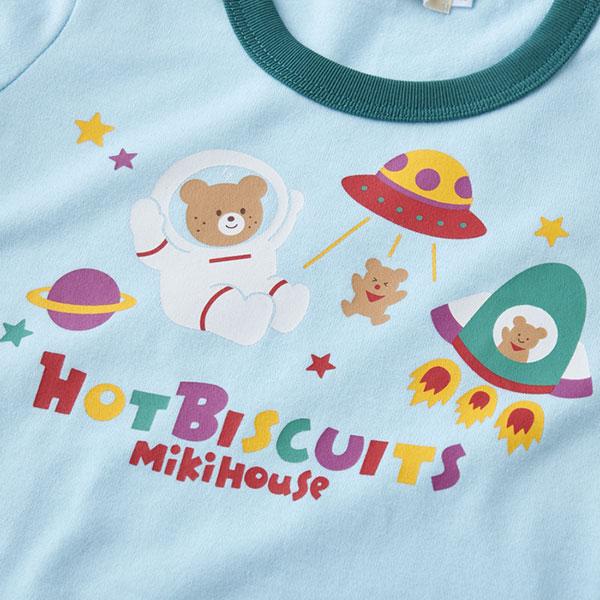 ●30％OFFセール●ミキハウス　ホットビスケッツ　mikihouse　ビーンズくん　半袖　ルームウエア　パジャマ（80cm・90cm・100cm・110cm・120cm） | MIKI HOUSE | 08
