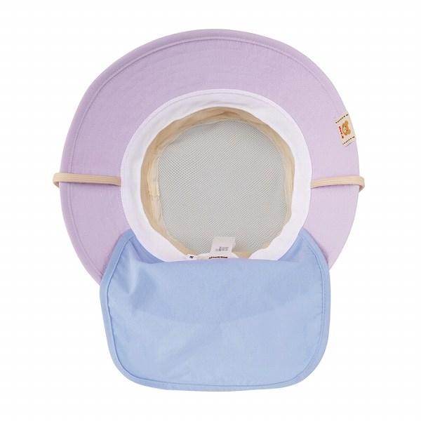 ●取り寄せ商品●ミキハウス　ホットビスケッツ　mikihouse　日よけ付き サファリハット 帽子 ( 48cm 50cm 52cm ）女の子 男の子 軽量 ハット　ポリエステル | MIKI HOUSE | 10