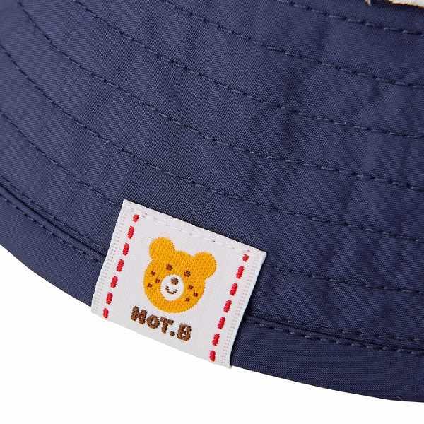 ●取り寄せ商品●ミキハウス　ホットビスケッツ　mikihouse　日よけ付き サファリハット 帽子 ( 48cm 50cm 52cm ）女の子 男の子 軽量 ハット　ポリエステル | MIKI HOUSE | 03