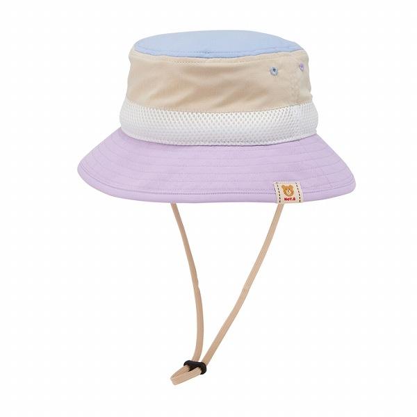 ●取り寄せ商品●ミキハウス　ホットビスケッツ　mikihouse　日よけ付き サファリハット 帽子 ( 48cm 50cm 52cm ）女の子 男の子 軽量 ハット　ポリエステル | MIKI HOUSE | 07