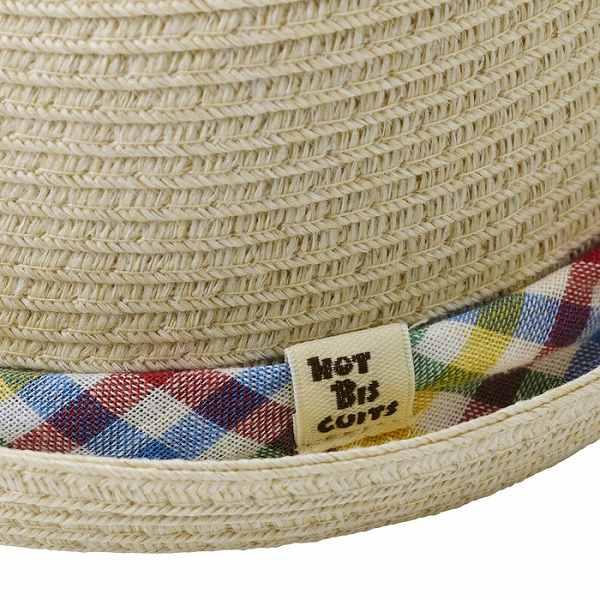 ●取り寄せ商品●ミキハウス　ホットビスケッツ　mikihouse　くま耳 麦わら帽子風 サマーハット 帽子 ( 44cm 46cm 48cm )  ベビー   洗濯可　畳める　UVカット | MIKI HOUSE | 03
