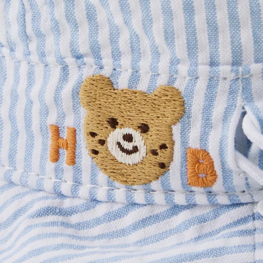 ● 取り寄せ商品●ミキハウス ホットビスケッツ mikihouse ストライプ柄帽子 (.SS(46-48cm) - L(52-54cm) ) ハット キッズ ジュニア | MIKI HOUSE | 10