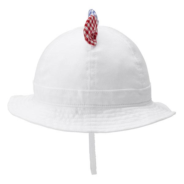 ●取り寄せ商品●ミキハウス　ホットビスケッツ　mikihouse　くまみみ付き　日除け付き 帽子　ハット （ 40cm 44cm 46cm ）ベビー 新生児 男の子 女の子 綿100 | MIKI HOUSE | 06