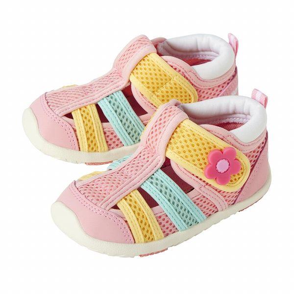 ●取り寄せ商品●ミキハウス　ホットビスケッツ　ウォーターベビーサンダル ( 13cm 13.5cm 14cm 14.5cm 15cm 15.5cm 16cm ）水抜け　水抜き穴付　水遊び用の画像
