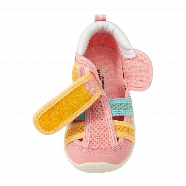 ●取り寄せ商品●ミキハウス　ホットビスケッツ　ウォーターベビーサンダル ( 13cm 13.5cm 14cm 14.5cm 15cm 15.5cm 16cm ）水抜け　水抜き穴付　水遊び用の画像