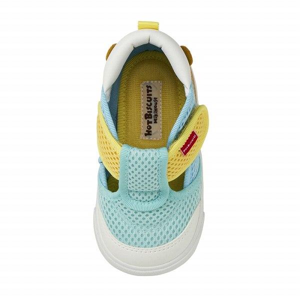 ●取り寄せ商品●ミキハウス　ホットビスケッツ　mikihouse  お顔ドン ダブルラッセル セカンドベビーシューズ ( 14cm 14.5cm 15cm ）靴　サマーシューズ | MIKI HOUSE | 04