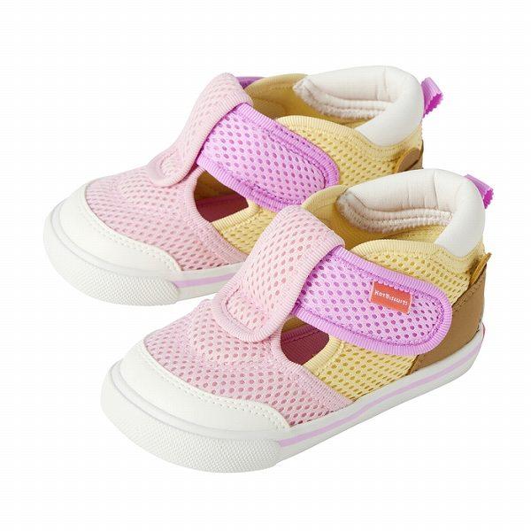 ●取り寄せ商品●ミキハウス　ホットビスケッツ　mikihouse  お顔ドン ダブルラッセル セカンドベビーシューズ ( 14cm 14.5cm 15cm ）靴　サマーシューズ | MIKI HOUSE | 07