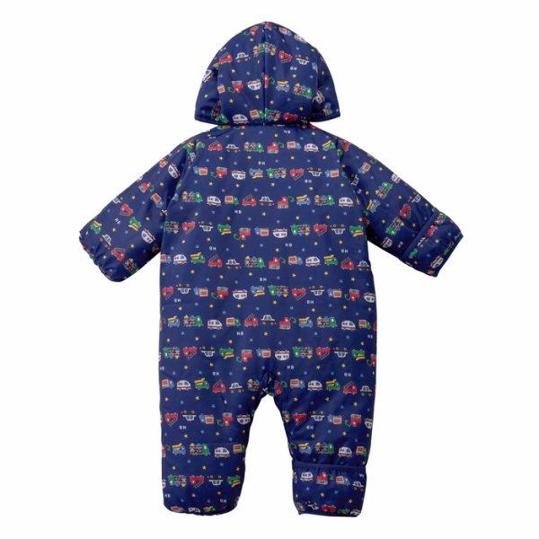 ミキハウス正規販売店/ミキハウス　ホットビスケッツ　mikihouse　裏ボアフリース　ジャンプスーツ(S(70-80cm)・M(80-90cm)・L（90-100cm））アウトレット 半額 | MIKI HOUSE | 02