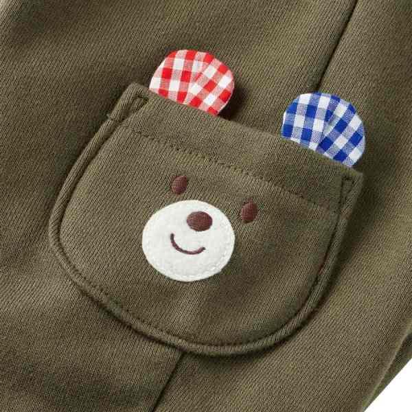 ●30％OFFセール●ミキハウス ホットビスケッツ お顔ドン サイドポケット　パンツ(80・90・100・110）長ズボン　アウトレット | MIKI HOUSE | 06