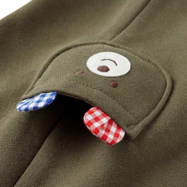 ●30％OFFセール●ミキハウス ホットビスケッツ お顔ドン サイドポケット　パンツ(80・90・100・110）長ズボン　アウトレット | MIKI HOUSE | 09