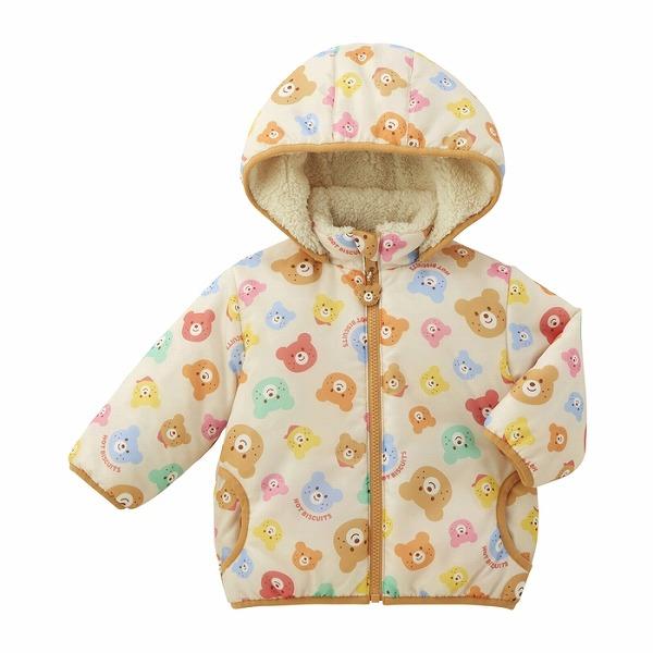 MIKI HOUSE クマポケット アウター 90 MIKI HOUSE（ミキハウス） ホットビスケッツ カラフルビーンズ くま 総