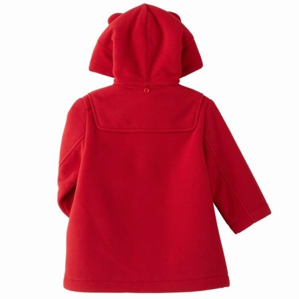 ●30％OFFセール●ミキハウス　ホットビスケッツ　mikihouse　フリースボンディング　ダッフルコート（80cm・90cm） | MIKI HOUSE | 04