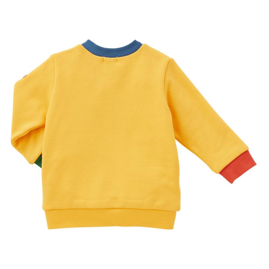 ●50％OFF●ミキハウス ホットビスケッツ mikihouse ビーンズくん ブロックモチーフトレーナー （ 90cm ） 男の子 女の子 ベビー 赤ちゃん 出産祝い プレゼント | MIKI HOUSE | 04