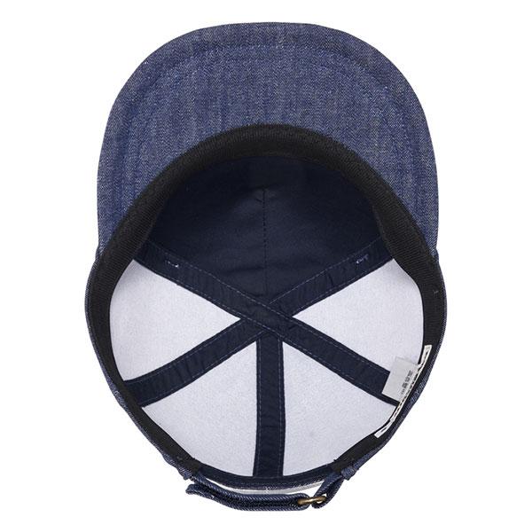 ●取り寄せ商品●ミキハウス　ホットビスケッツ　mikihouse　お顔ドン！　デニム　キャップ　帽子 ( 44cm 46cm 48cm 50cm )   ベビー 女の子 男の子 柔らかい | MIKI HOUSE | 04