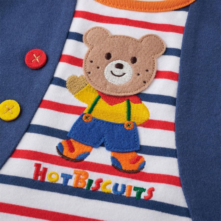 ミキハウス ホットビスケッツ mikihouse ベスト風スタイ＆ブルマセット 〈フリー（70cm-90cm）〉 ベビー 赤ちゃん 出産祝い よだれかけ 男の子 女の子 プレゼン | MIKI HOUSE | 08