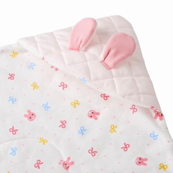 ●30％OFFセール●ミキハウス　ホットビスケッツ　mikihouse　お耳付き リバーシブルニットキルトアフガン アウトレット ベビー | MIKI HOUSE | 03