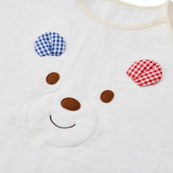 ミキハウス正規販売店/ミキハウス　ホットビスケッツ　mikihouse　お顔ドン　ガーゼ　スリーパー(サイズ無し） | MIKI HOUSE | 03