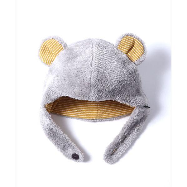 ●50%OFFセール●ラスト１点●KP DECO（ケーピーデコ）　ボアクマミミ付き帽子(S）/KP　半額 セール アウトレット | KP(キッズ) | 02