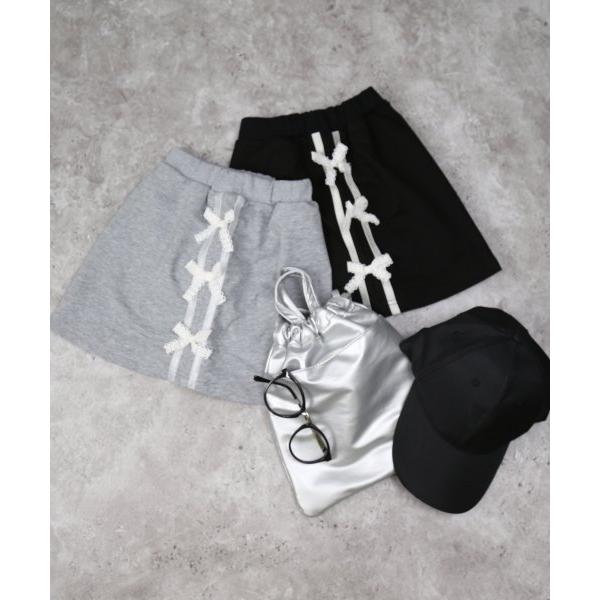 エマーブル　AIMABLE　リボン&ライン入り スカート付きパンツ(100・110・120・130・140)子ども服　女の子　小学生　キッズ リボン　AM25ES003 | AIMABLE | 05