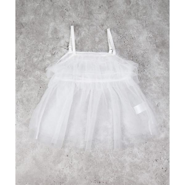 エマーブル　AIMABLE　レイヤードチュール ワンピース 2Pセット (100・110・120・130・140)子ども服　女の子　小学生　キッズ カジュアルガーリー AM25ES005 | AIMABLE | 10