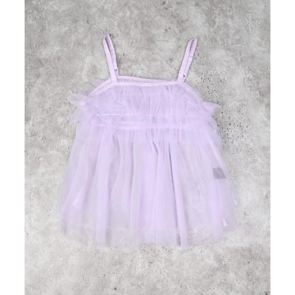 エマーブル　AIMABLE　レイヤードチュール ワンピース 2Pセット (100・110・120・130・140)子ども服　女の子　小学生　キッズ カジュアルガーリー AM25ES005 | AIMABLE | 05