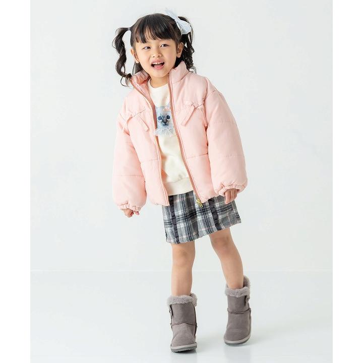 ●50％OFFセール●エマーブル AIMABLE リボン付き中綿ジャケット アウター（ 110・120・130・140 ）アウトレット セール | DILASH | 08