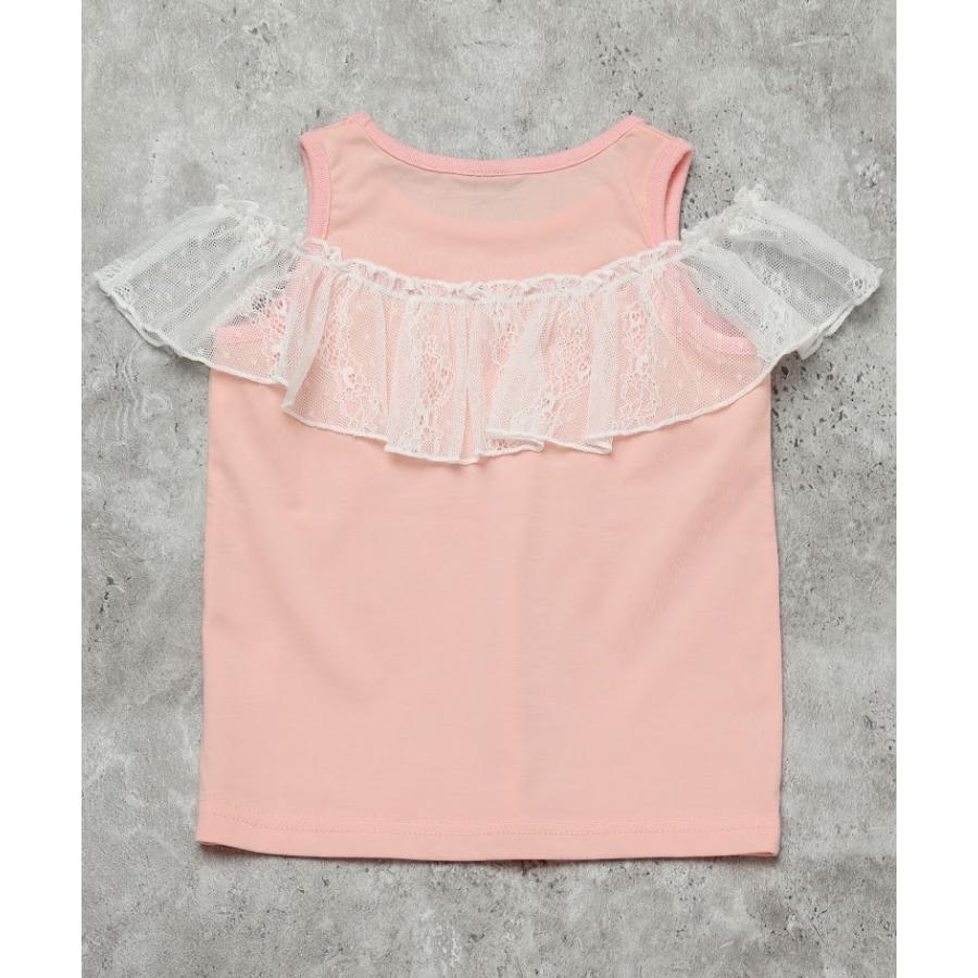 エマーブル AIMABLE リボン チュール 半袖 Tシャツ ( 100 110 120 130 140 ) 子ども服 女の子 キッズ | AIMABLE | 06